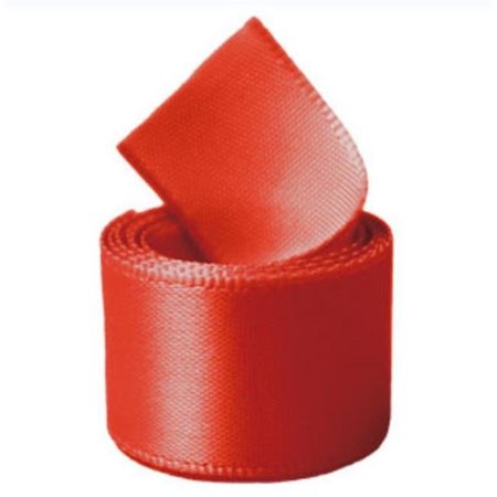 PAPILION Papilion R07430538023550YD 1.5 in. Single-Face Satin Ribbon 50 Yards - Poppy R07430538023550YD